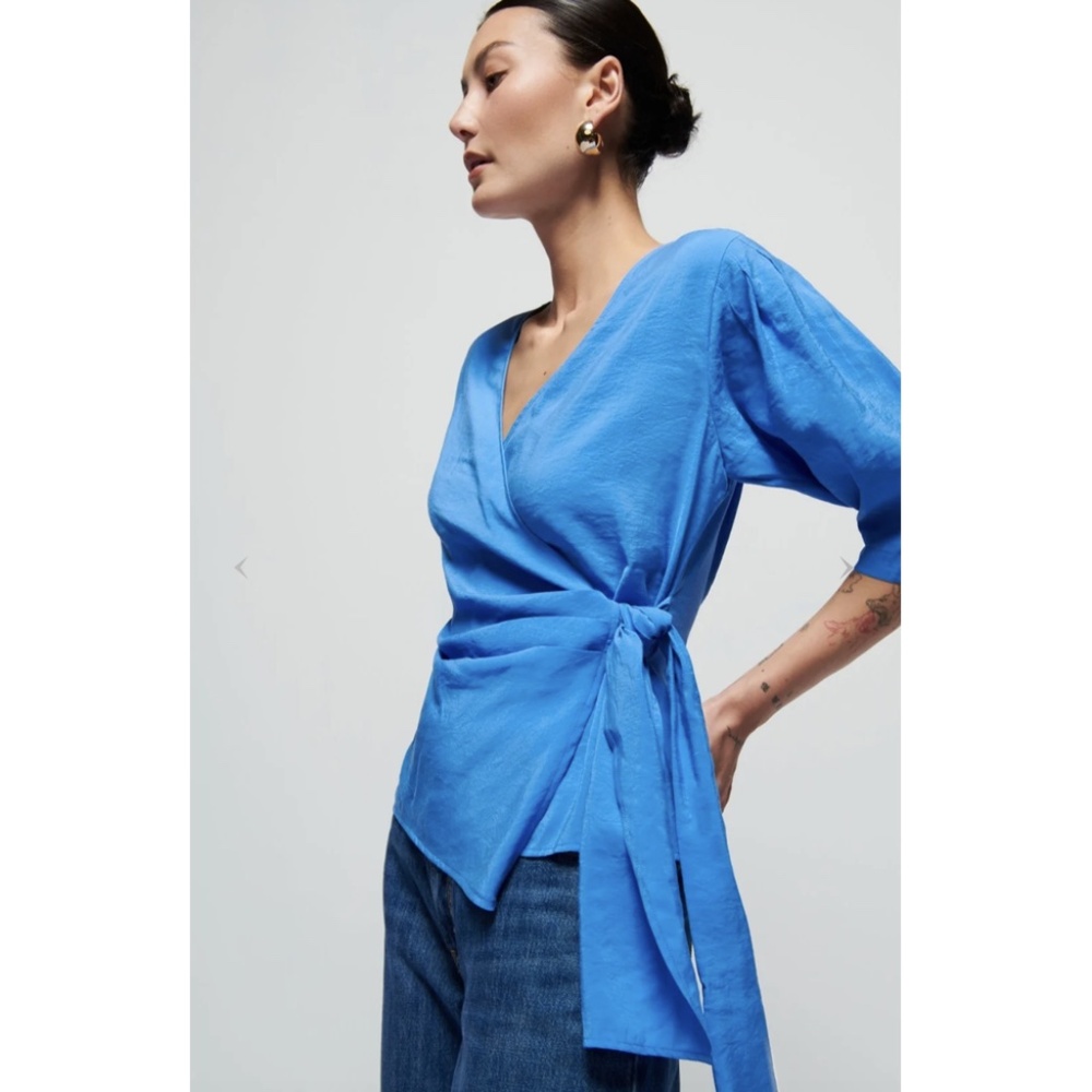 Nation Luisa Tie Front Top - size XS